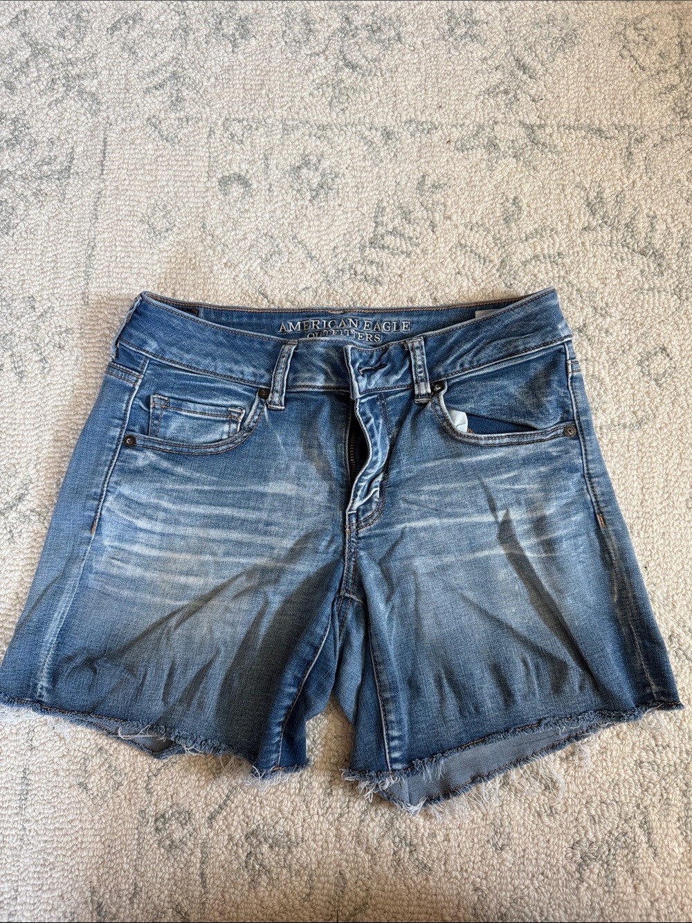 American Eagle Outfitters Vintage Wash Denim Cutoff Shorts